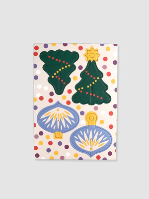 Украшения на ёлку "Ёлочка и голубая игрушка"