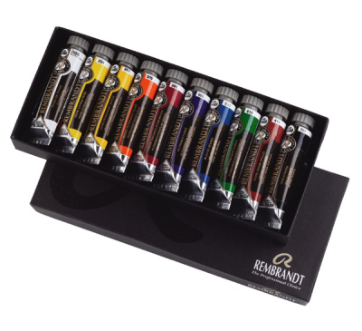 Набор масла Talens "Rembrandt" 10 цв*15 мл
