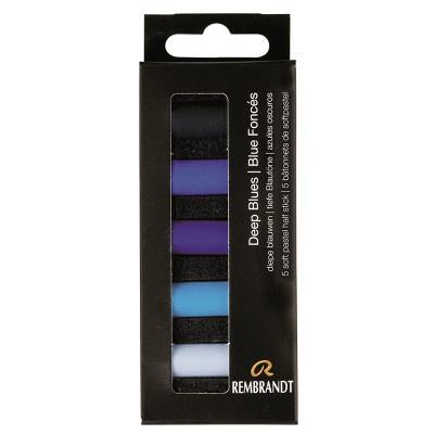 Набор сухой пастели Talens "Rembrandt" Глубокий синий 5 цв, в картонной коробке