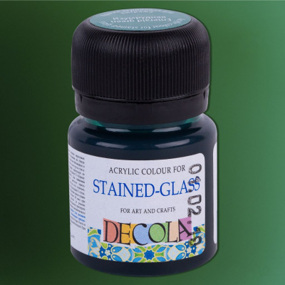 Акриловая краска для витража "Decola" 20 мл Изумрудная