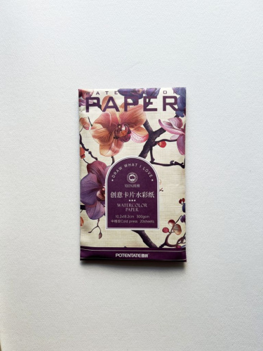 Набор акварельных открыток Potentate 10,2x18,2 см 20 л 300 г, 100% хлопок