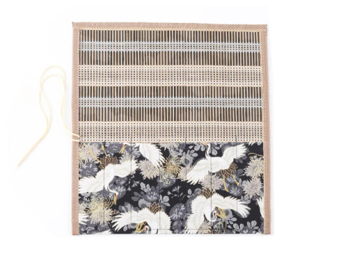 Футляр для кистей "Журавль и хризантема"