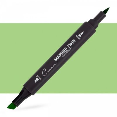 Маркер спиртовой Сонет "TWIN Brush" Бледно-зеленый