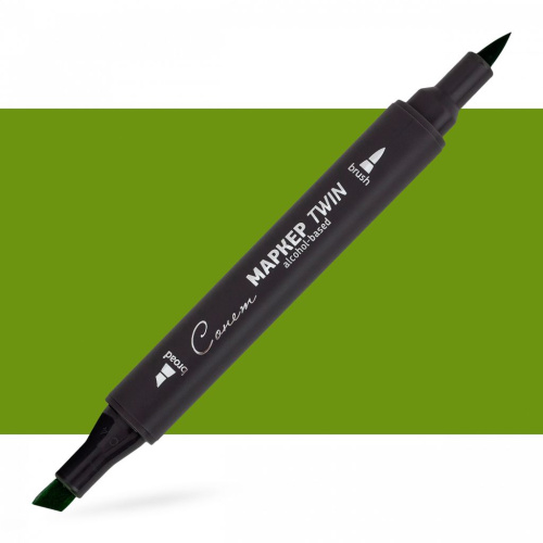 Маркер спиртовой Сонет "TWIN Brush" Пальмовые листья