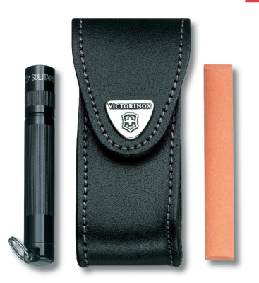Чехол кожаный Victorinox для ножа с дополнительными отделениями