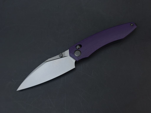 Складной нож Tuotown Wiz, сталь T10S, рукоять Purple G10