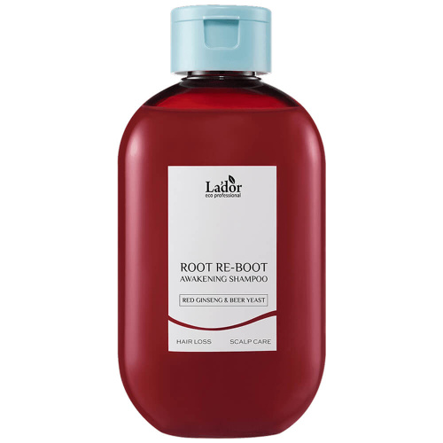Шампунь с женьшенем для роста волос Lador Root Re-Boot Awakening Shampoo Red Ginseng & Beer Yeast 300 мл