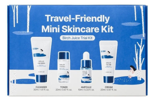 Набор для лица Birch Juice Trial (пенка 30мл + тонер 20мл + сыворотка 10мл + крем 20мл)