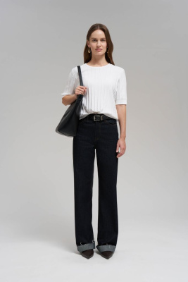 Джемпер прямого кроя из 100% хлопка