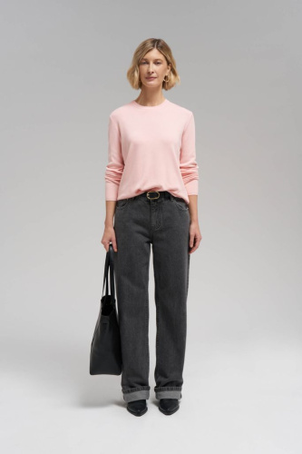 Легкий базовый джемпер прямого кроя