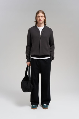 Кардиган из хлопка на молнии