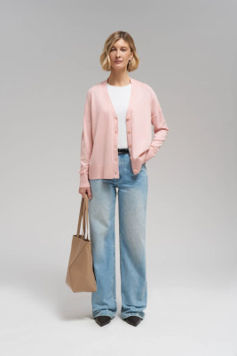 Кардиган свободного кроя с шерстью