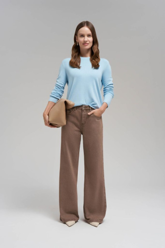 Легкий базовый джемпер прямого кроя