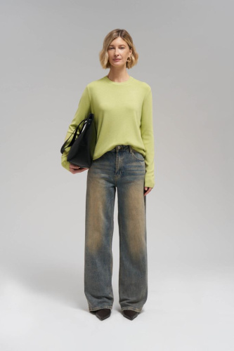 Легкий базовый джемпер прямого кроя