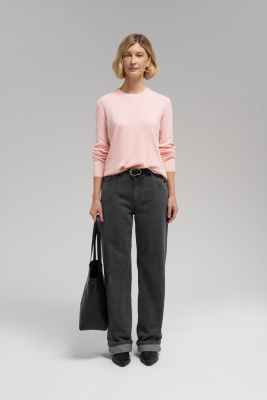 Легкий базовый джемпер прямого кроя