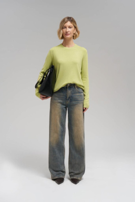 Легкий базовый джемпер прямого кроя