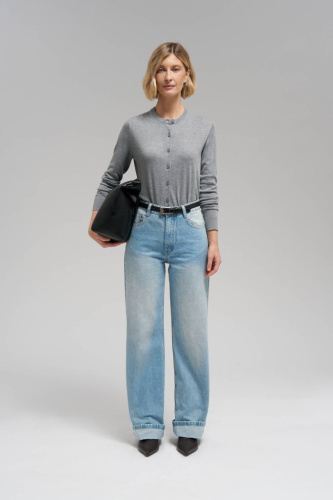 Кардиган прямого кроя с шерстью