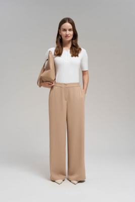 Брюки-палаццо с эластичным поясом