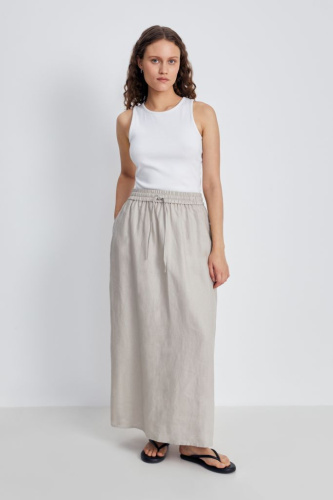 Юбка макси изо льна