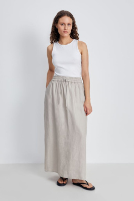 Юбка макси изо льна