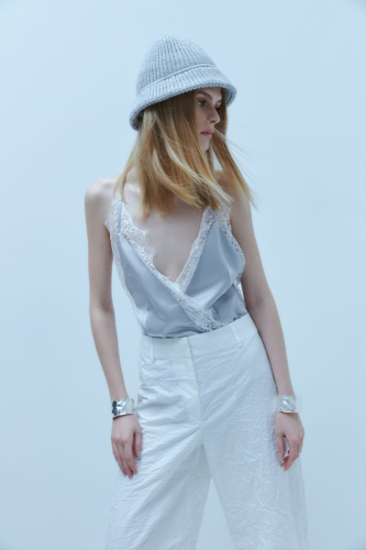 Панама с добавлением шерсти из капсулы Карины Нигай