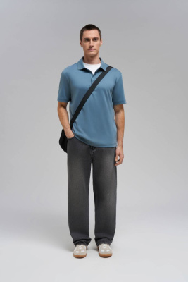 Поло из мерсеризованного хлопка