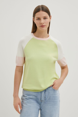 Джемпер с укороченным рукавом