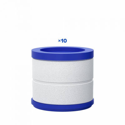 Полипропиленовые модули (K-10) для насадки на кран Tulip (комплект из 10 штук)