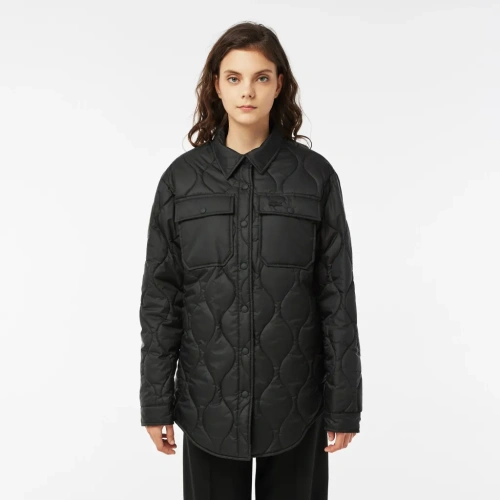 Женская стёганая куртка Lacoste с нагрудными карманами