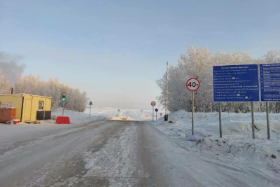 Грузоподъёмность ледовой переправы «Хатассы – Павловск» увеличили до 40 тонн / ЯСИА   