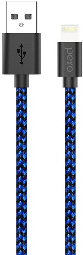 Кабель Pero DC-04 USB to Apple Lightning 2m Blue