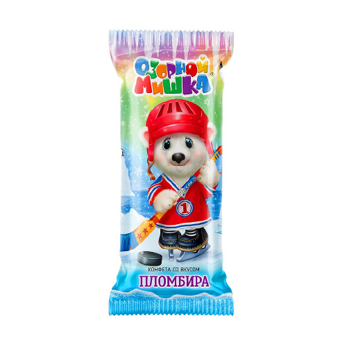 Конфеты Озорной мишка со вкусом пломбира, Сормовская кондитерская фабрика