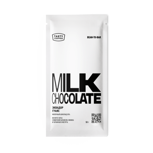 Молочный шоколад Эквадор Гуаяс, 50%