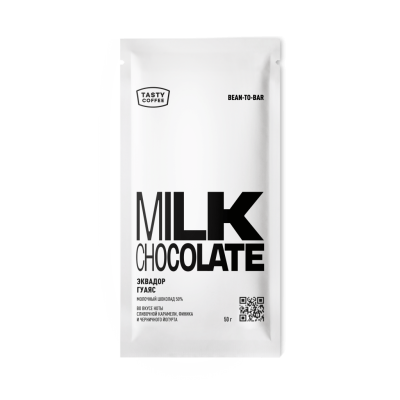 Молочный шоколад Эквадор Гуаяс, 50%