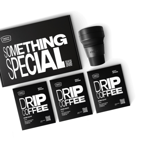Набор с дрип-пакетами и стаканом Stojo