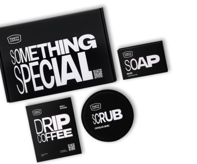 Набор с дрип-пакетами, мылом и скрабом