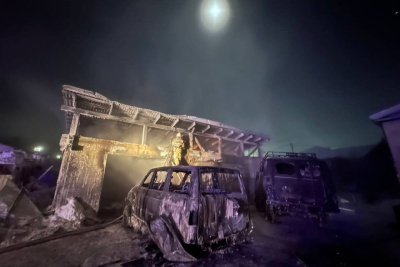 В Якутии обнаружили тела трех человек на месте пожара в частном гараже / Нарыйа Пахомова   Республика Саха (Якутия)