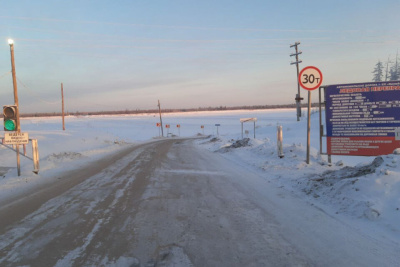 До 30 тонн увеличена грузоподъемность ледовых переправ на трассе «Вилюй» / ЯСИА   