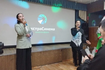 В селе Ючюгей Оймяконского района открыли кинозал «Экстра Синема» / ЯСИА   