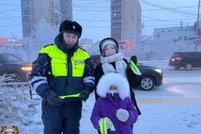 Акцию «Засветись» провели сотрудники Госавтоинспекции в Якутске / ЯСИА Якутск Якутск Республика Саха (Якутия)
