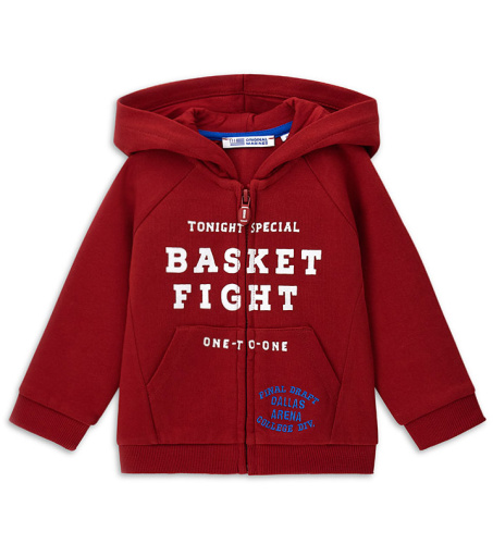 Толстовка на молнии для маленького мальчика