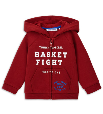 Толстовка на молнии для маленького мальчика