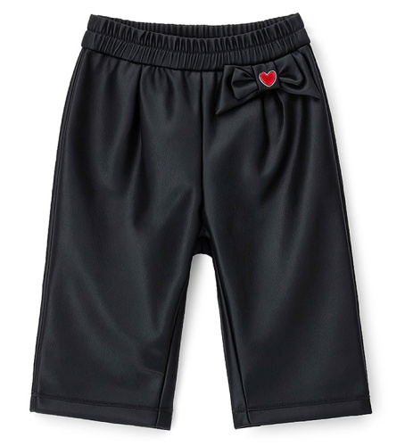 Брюки, экокожа для маленькой девочки