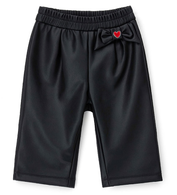 Брюки, экокожа для маленькой девочки