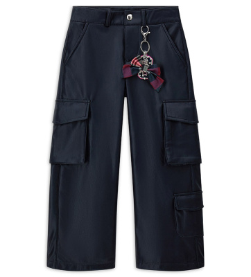 Брюки, экокожа для девочки