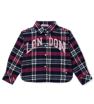 Рубашка с длинным рукавом для девочки