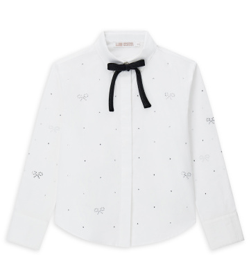 Блузка с длинным рукавом для девочки