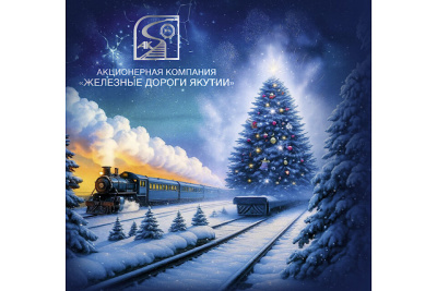 «Железные дороги Якутии» поздравили жителей Якутии с наступающим Новым годом / ЯСИА   