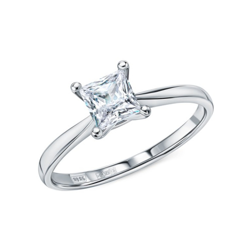 Золотое кольцо с бриллиантами выращенными