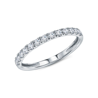 Золотое кольцо с бриллиантами выращенными